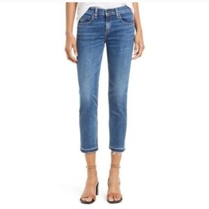 Rag & Bone Dre Capri In Livingston Ankle Jeans Size 26 Low Rise EUC